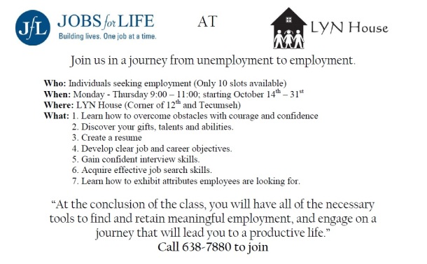 Jobs for Life LYN House